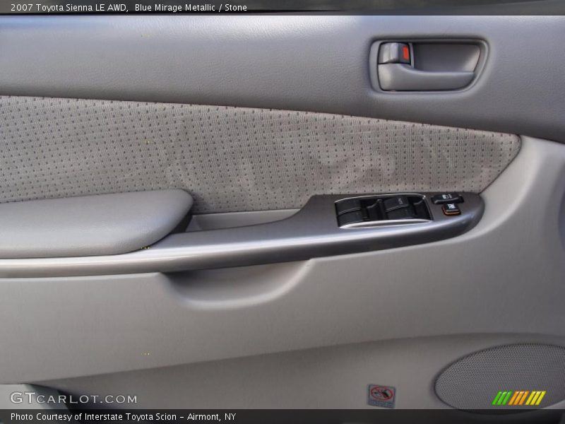 Blue Mirage Metallic / Stone 2007 Toyota Sienna LE AWD