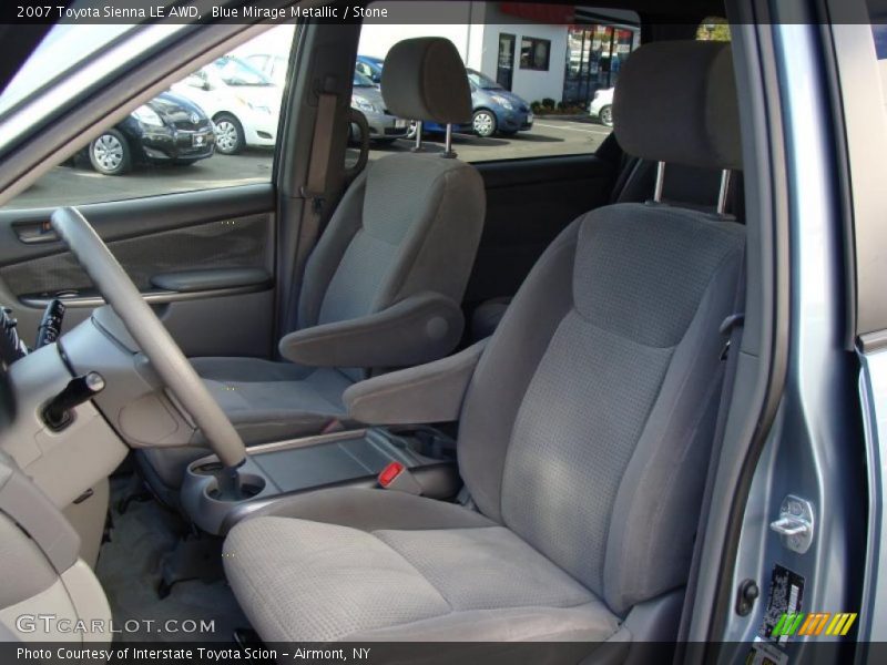Blue Mirage Metallic / Stone 2007 Toyota Sienna LE AWD