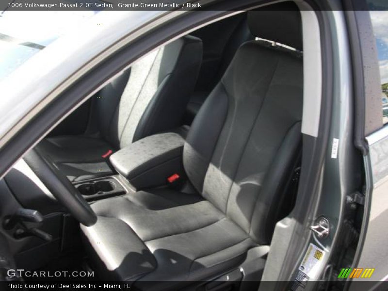 Granite Green Metallic / Black 2006 Volkswagen Passat 2.0T Sedan