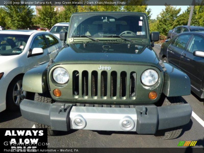 Jeep Green Metallic / Dark Khaki/Medium Khaki 2008 Jeep Wrangler Sahara 4x4