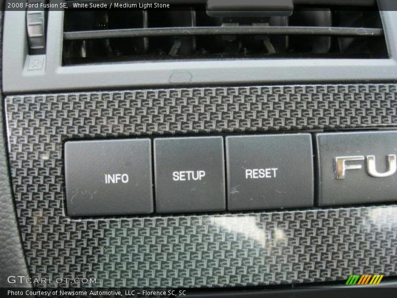 White Suede / Medium Light Stone 2008 Ford Fusion SE