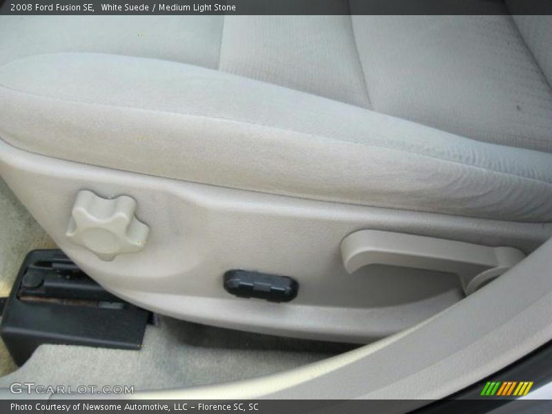 White Suede / Medium Light Stone 2008 Ford Fusion SE