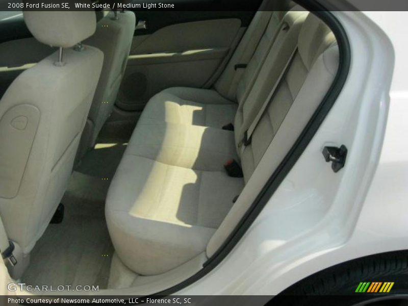 White Suede / Medium Light Stone 2008 Ford Fusion SE