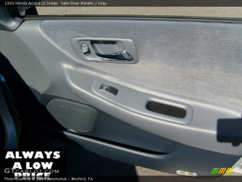 Satin Silver Metallic / Gray 1999 Honda Accord LX Sedan