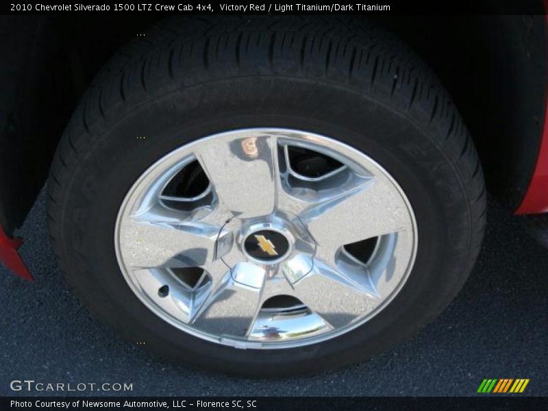 Victory Red / Light Titanium/Dark Titanium 2010 Chevrolet Silverado 1500 LTZ Crew Cab 4x4