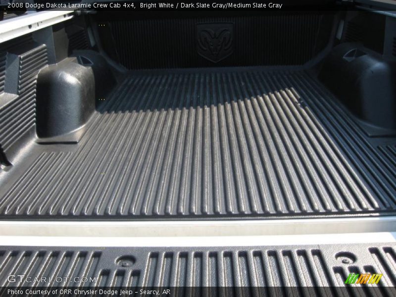 Bright White / Dark Slate Gray/Medium Slate Gray 2008 Dodge Dakota Laramie Crew Cab 4x4