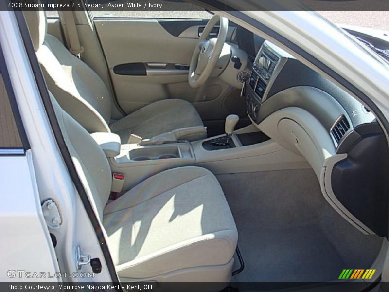 Aspen White / Ivory 2008 Subaru Impreza 2.5i Sedan
