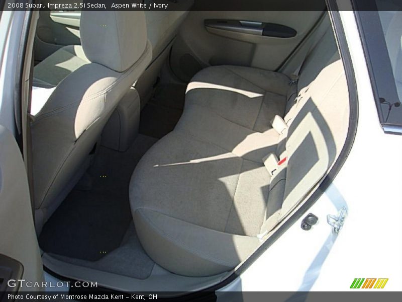 Aspen White / Ivory 2008 Subaru Impreza 2.5i Sedan