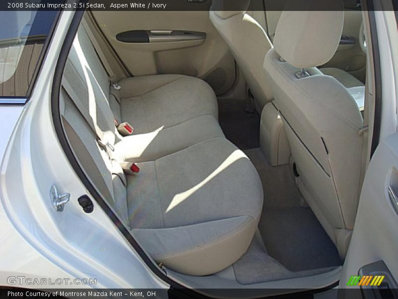 Aspen White / Ivory 2008 Subaru Impreza 2.5i Sedan