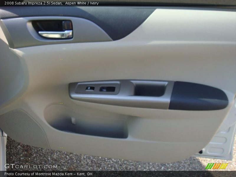 Aspen White / Ivory 2008 Subaru Impreza 2.5i Sedan