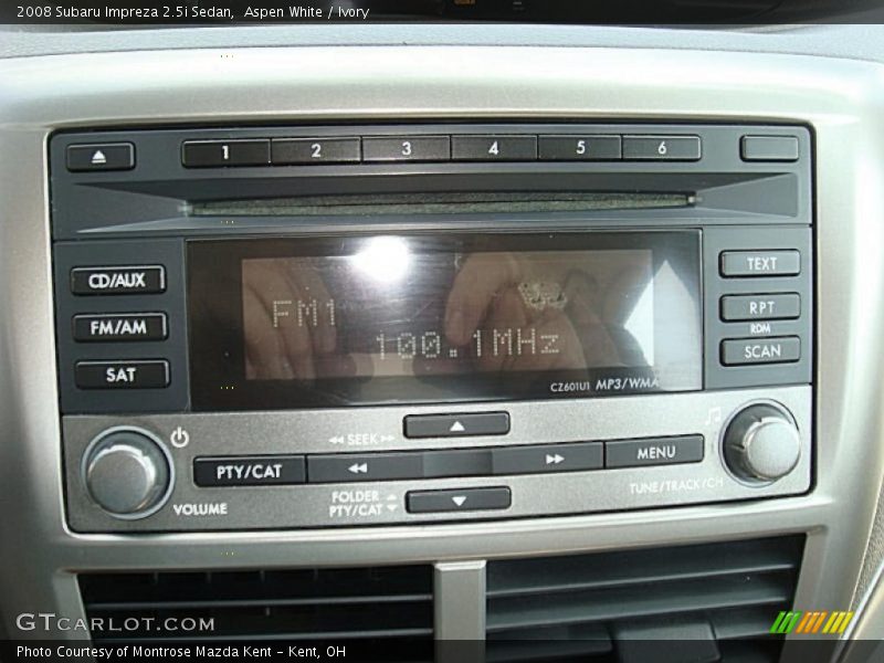 Aspen White / Ivory 2008 Subaru Impreza 2.5i Sedan