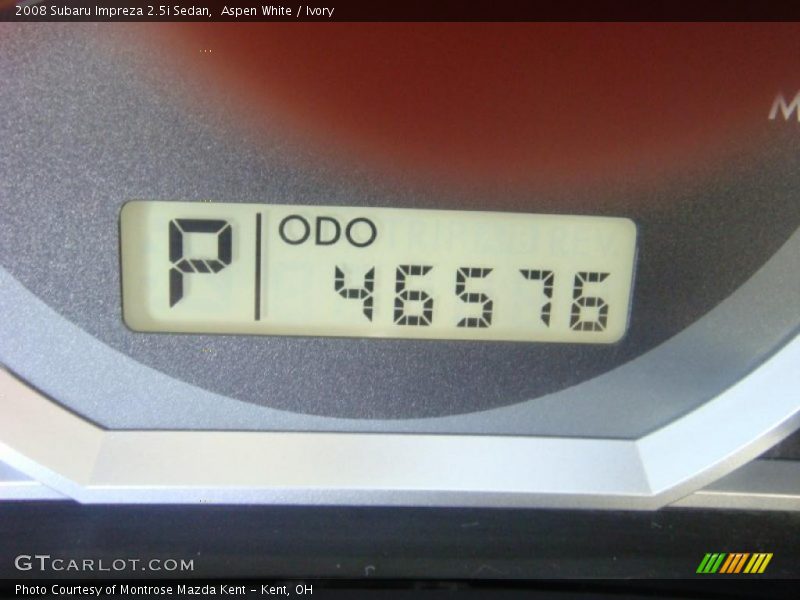 Aspen White / Ivory 2008 Subaru Impreza 2.5i Sedan