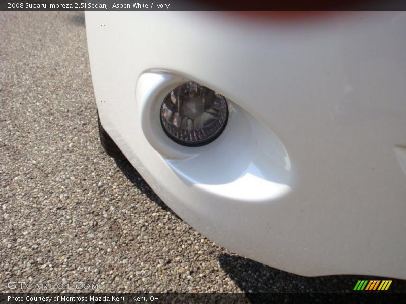Aspen White / Ivory 2008 Subaru Impreza 2.5i Sedan