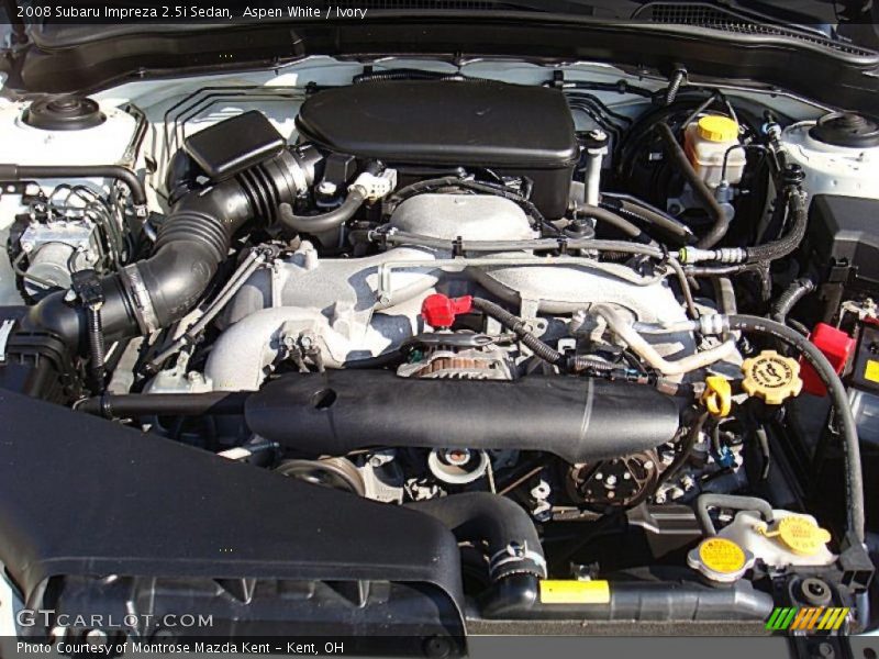 Aspen White / Ivory 2008 Subaru Impreza 2.5i Sedan