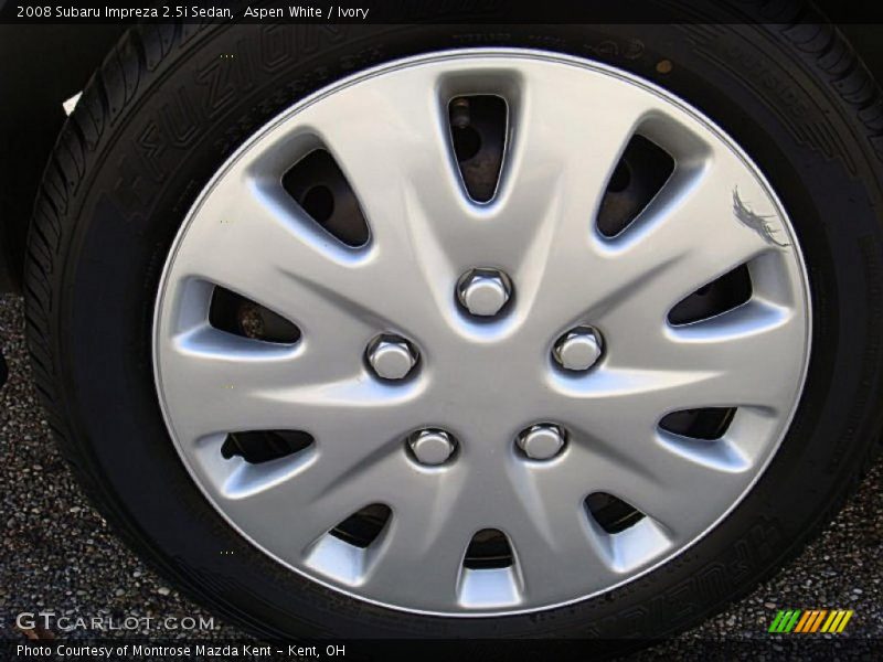 Aspen White / Ivory 2008 Subaru Impreza 2.5i Sedan