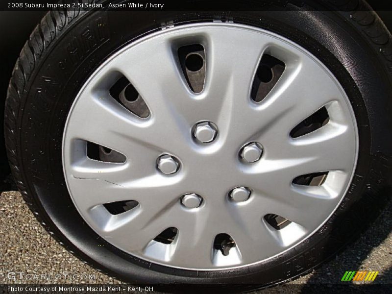 Aspen White / Ivory 2008 Subaru Impreza 2.5i Sedan