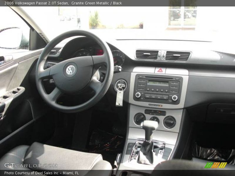 Granite Green Metallic / Black 2006 Volkswagen Passat 2.0T Sedan