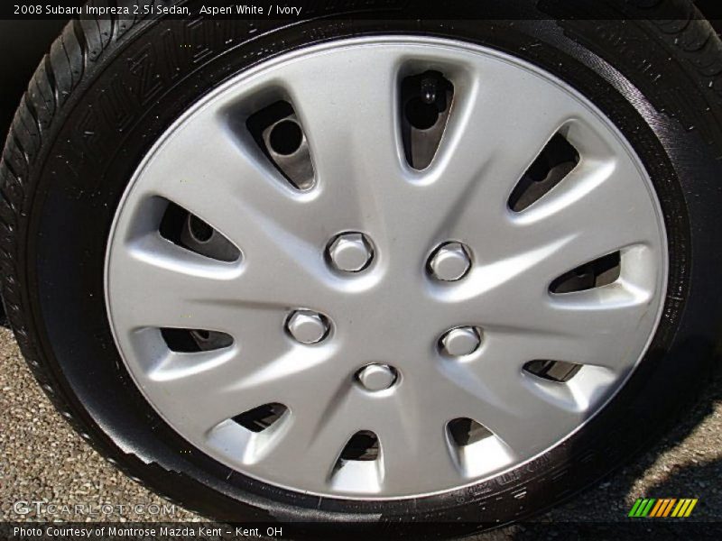 Aspen White / Ivory 2008 Subaru Impreza 2.5i Sedan