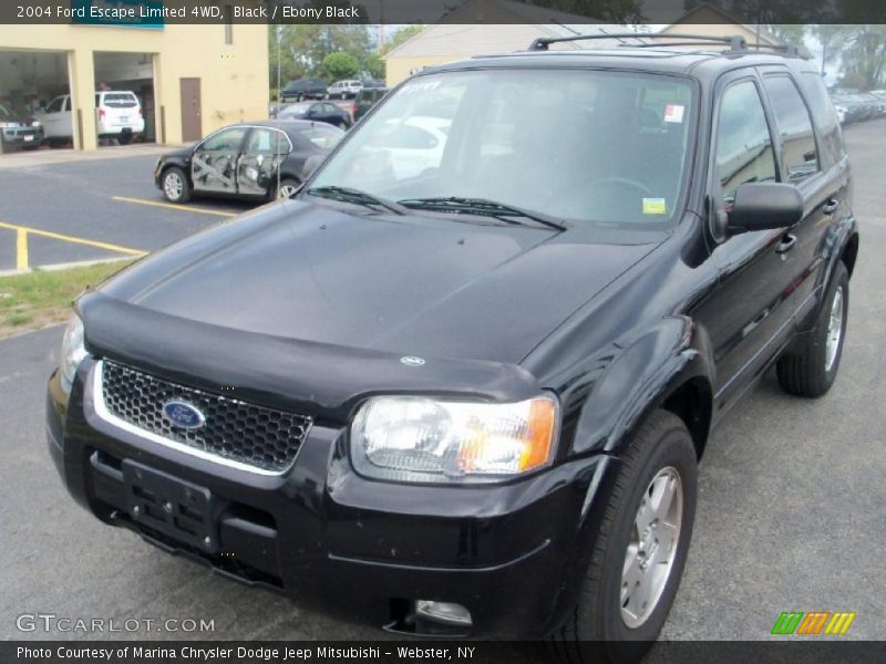 Black / Ebony Black 2004 Ford Escape Limited 4WD