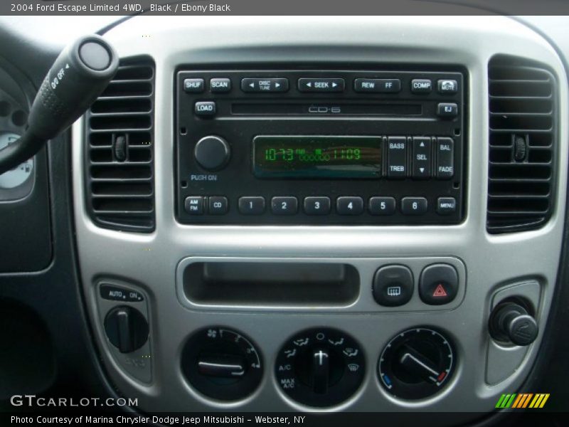Black / Ebony Black 2004 Ford Escape Limited 4WD