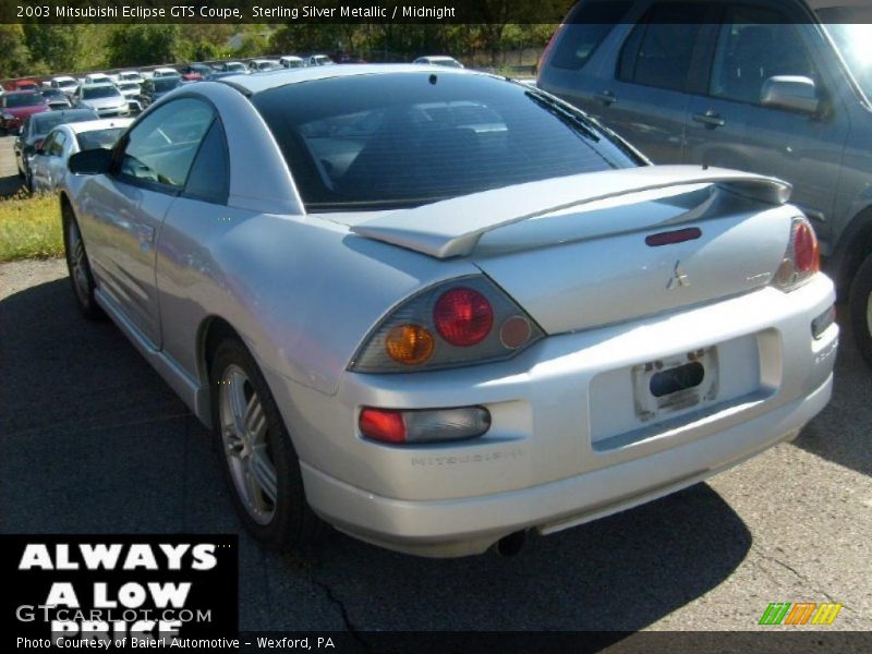 Sterling Silver Metallic / Midnight 2003 Mitsubishi Eclipse GTS Coupe