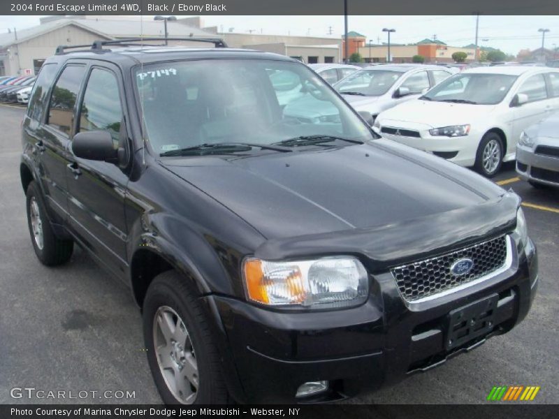 Black / Ebony Black 2004 Ford Escape Limited 4WD