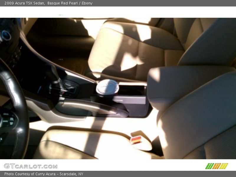 Basque Red Pearl / Ebony 2009 Acura TSX Sedan