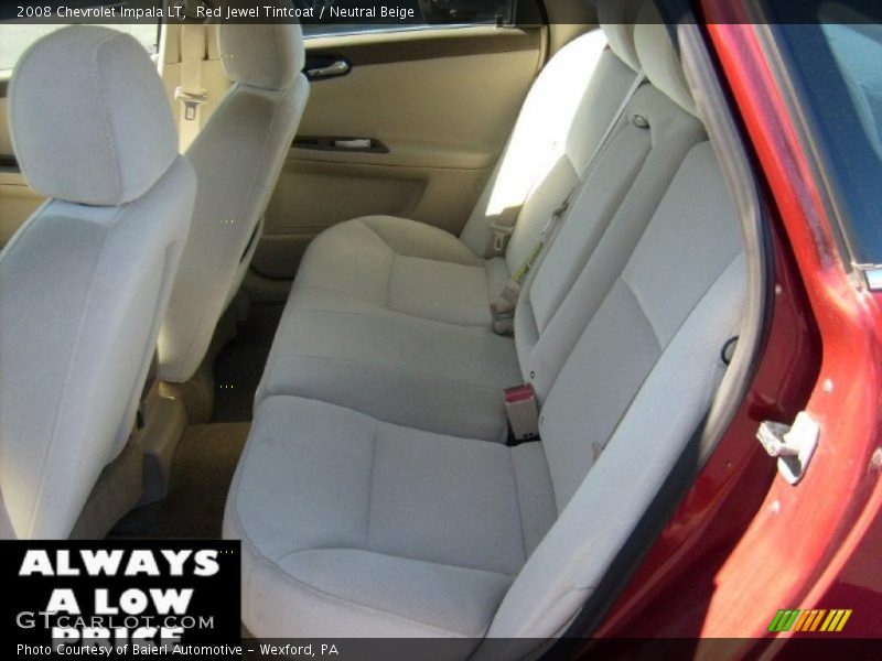 Red Jewel Tintcoat / Neutral Beige 2008 Chevrolet Impala LT