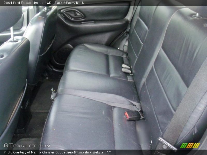 Black / Ebony Black 2004 Ford Escape Limited 4WD