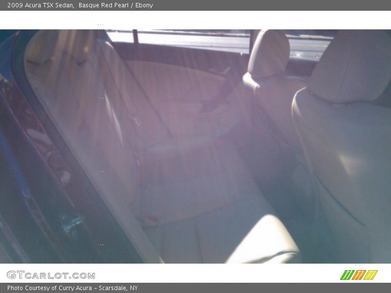 Basque Red Pearl / Ebony 2009 Acura TSX Sedan