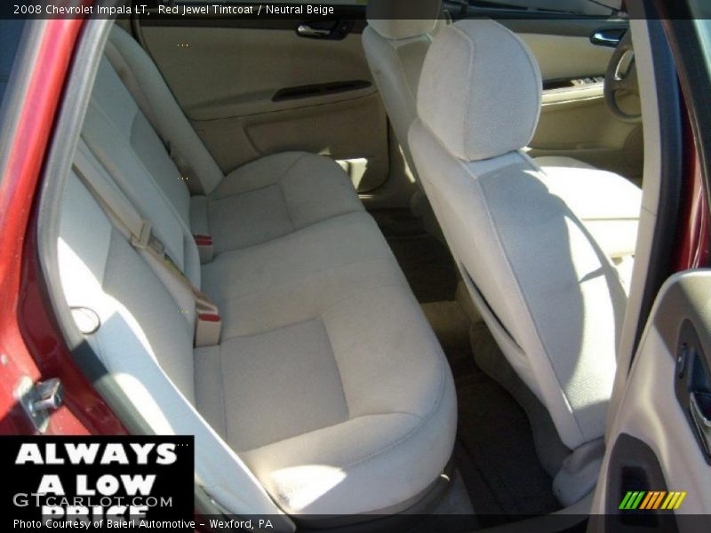 Red Jewel Tintcoat / Neutral Beige 2008 Chevrolet Impala LT