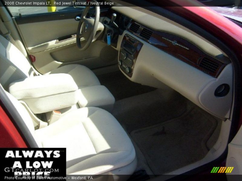 Red Jewel Tintcoat / Neutral Beige 2008 Chevrolet Impala LT