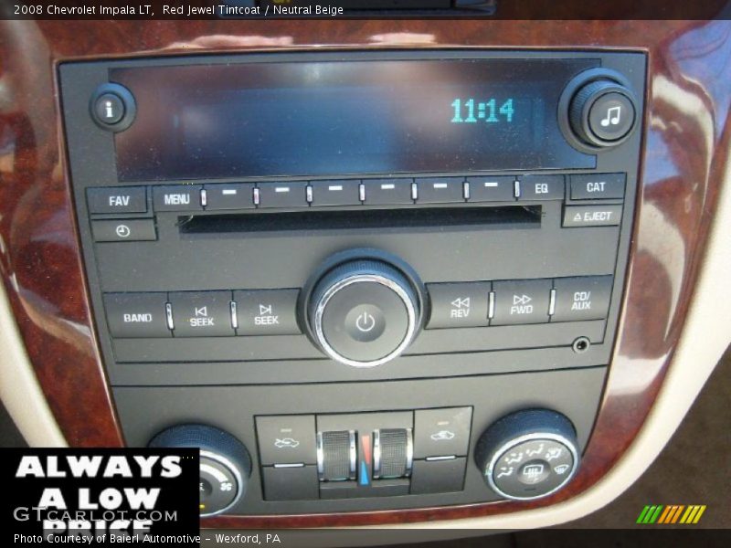 Red Jewel Tintcoat / Neutral Beige 2008 Chevrolet Impala LT