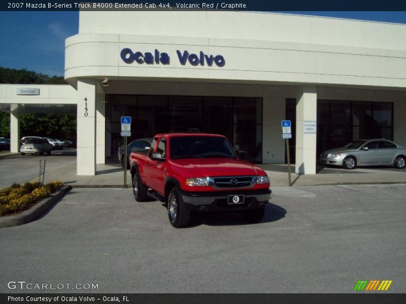 Volcanic Red / Graphite 2007 Mazda B-Series Truck B4000 Extended Cab 4x4