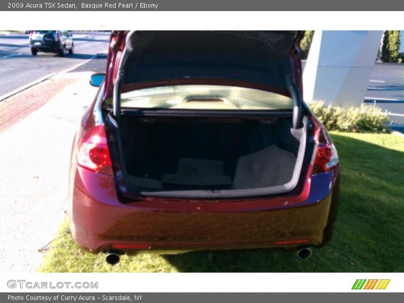 Basque Red Pearl / Ebony 2009 Acura TSX Sedan