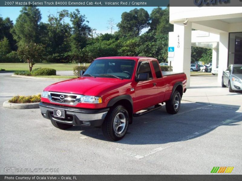 Volcanic Red / Graphite 2007 Mazda B-Series Truck B4000 Extended Cab 4x4