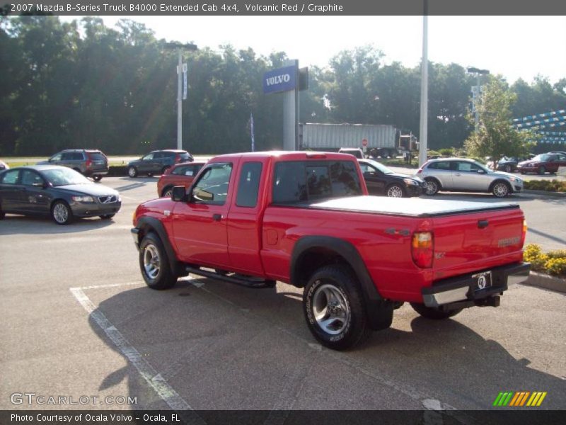 Volcanic Red / Graphite 2007 Mazda B-Series Truck B4000 Extended Cab 4x4