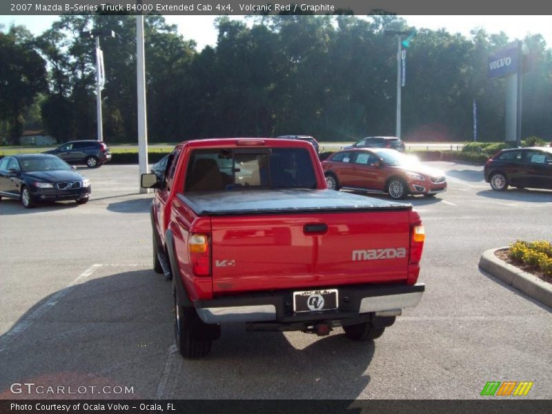 Volcanic Red / Graphite 2007 Mazda B-Series Truck B4000 Extended Cab 4x4
