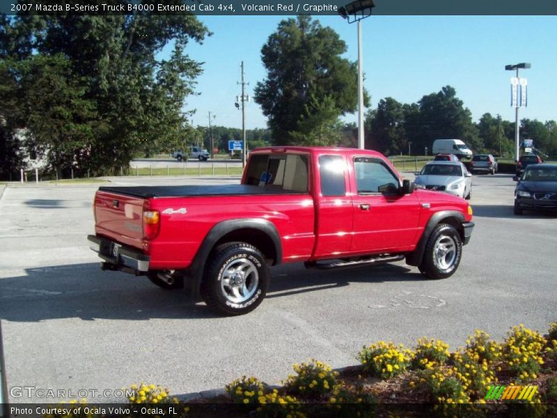 Volcanic Red / Graphite 2007 Mazda B-Series Truck B4000 Extended Cab 4x4