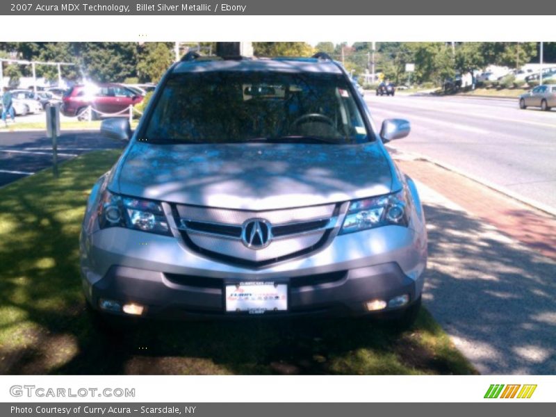 Billet Silver Metallic / Ebony 2007 Acura MDX Technology