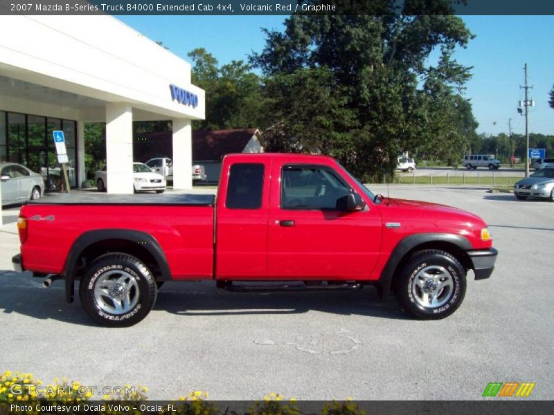 Volcanic Red / Graphite 2007 Mazda B-Series Truck B4000 Extended Cab 4x4