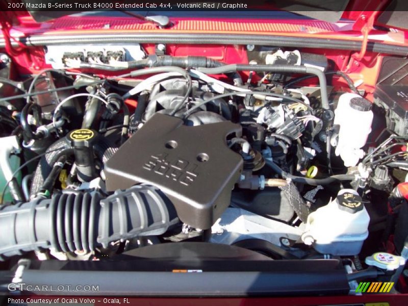 Volcanic Red / Graphite 2007 Mazda B-Series Truck B4000 Extended Cab 4x4