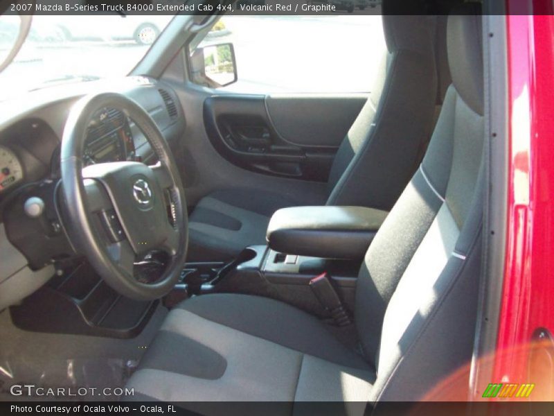 Volcanic Red / Graphite 2007 Mazda B-Series Truck B4000 Extended Cab 4x4