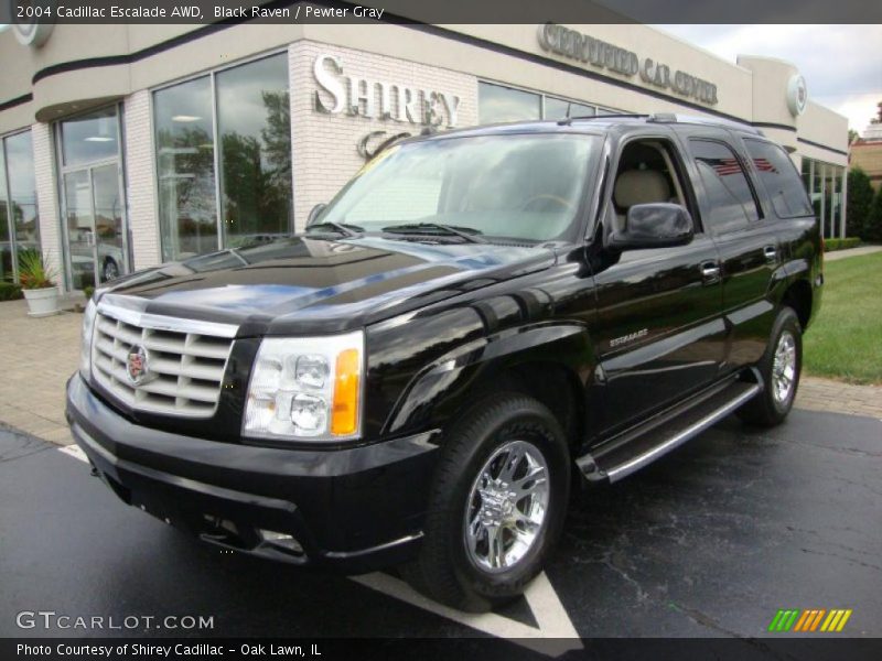 Black Raven / Pewter Gray 2004 Cadillac Escalade AWD