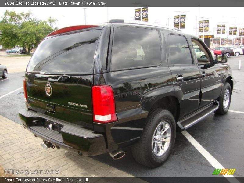 Black Raven / Pewter Gray 2004 Cadillac Escalade AWD
