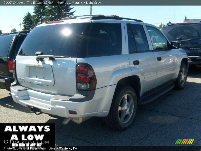Moondust Metallic / Light Gray 2007 Chevrolet TrailBlazer LS 4x4