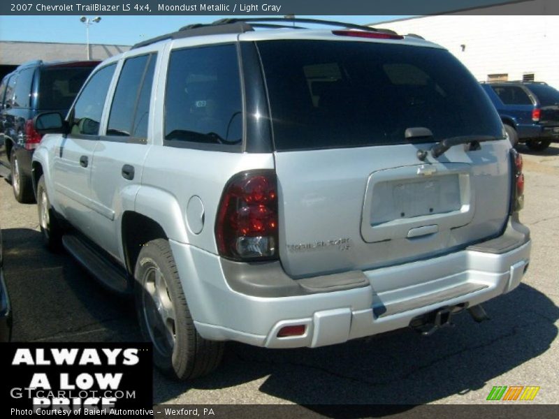 Moondust Metallic / Light Gray 2007 Chevrolet TrailBlazer LS 4x4