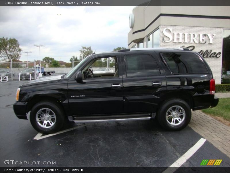 Black Raven / Pewter Gray 2004 Cadillac Escalade AWD