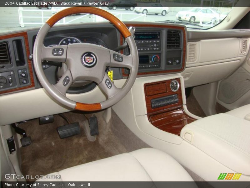 Black Raven / Pewter Gray 2004 Cadillac Escalade AWD