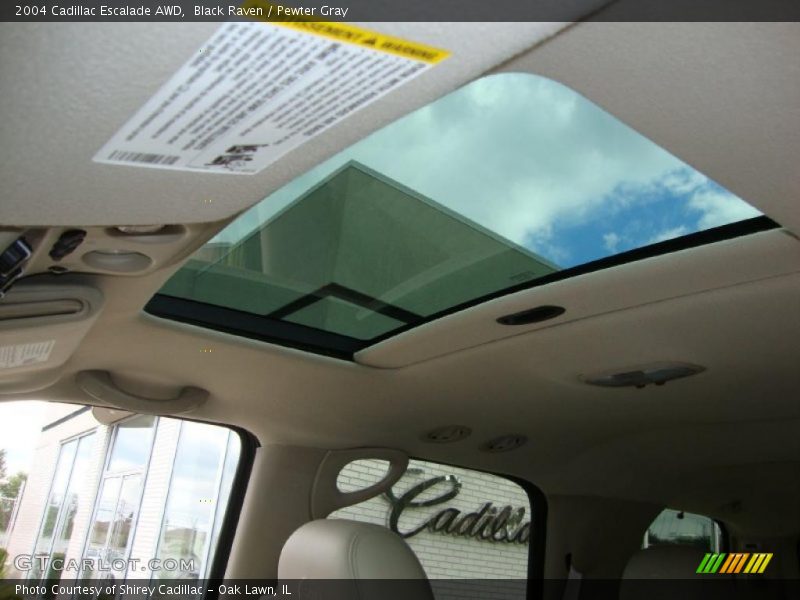 Black Raven / Pewter Gray 2004 Cadillac Escalade AWD